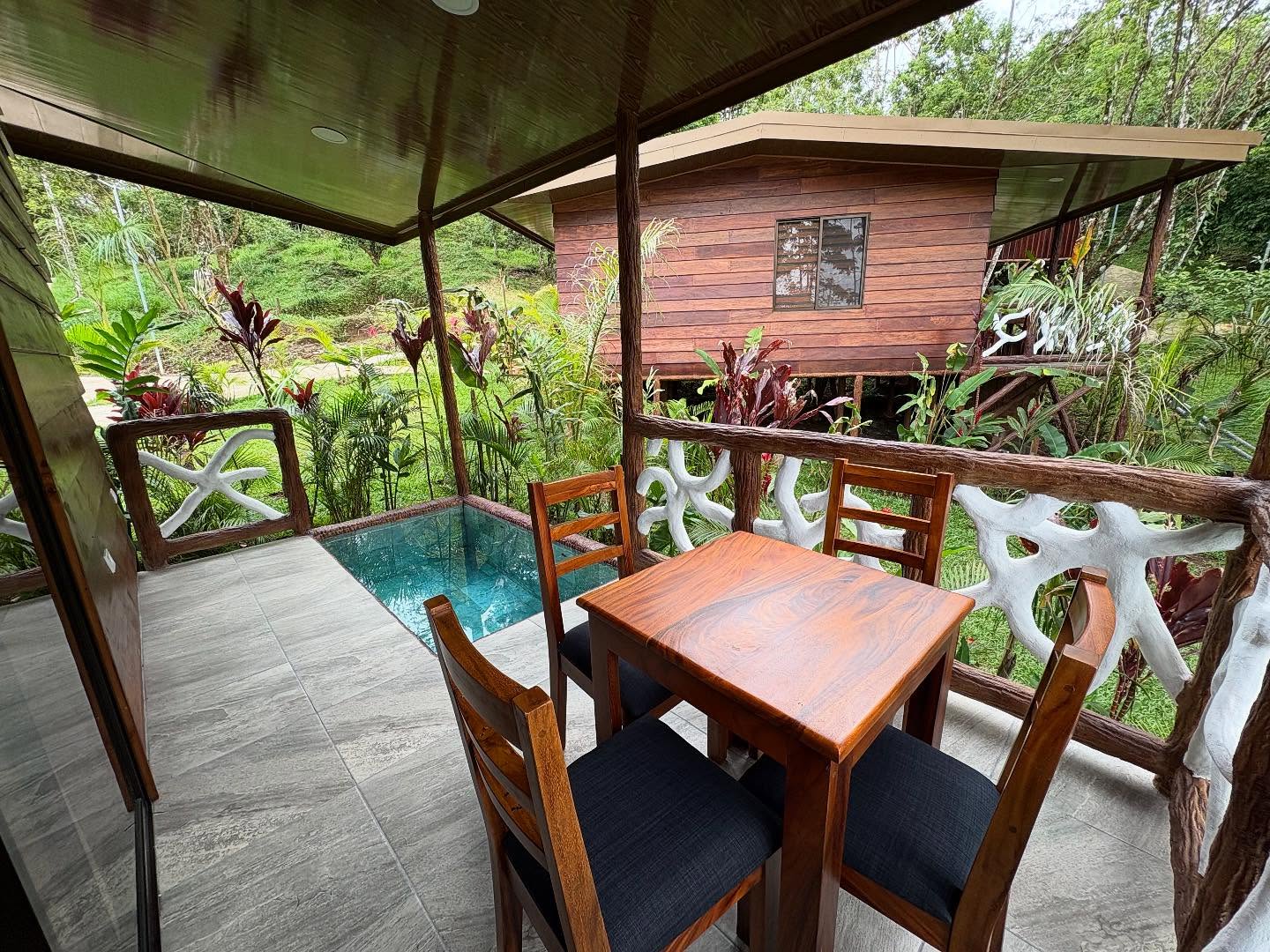 Private terrace with plunge pool